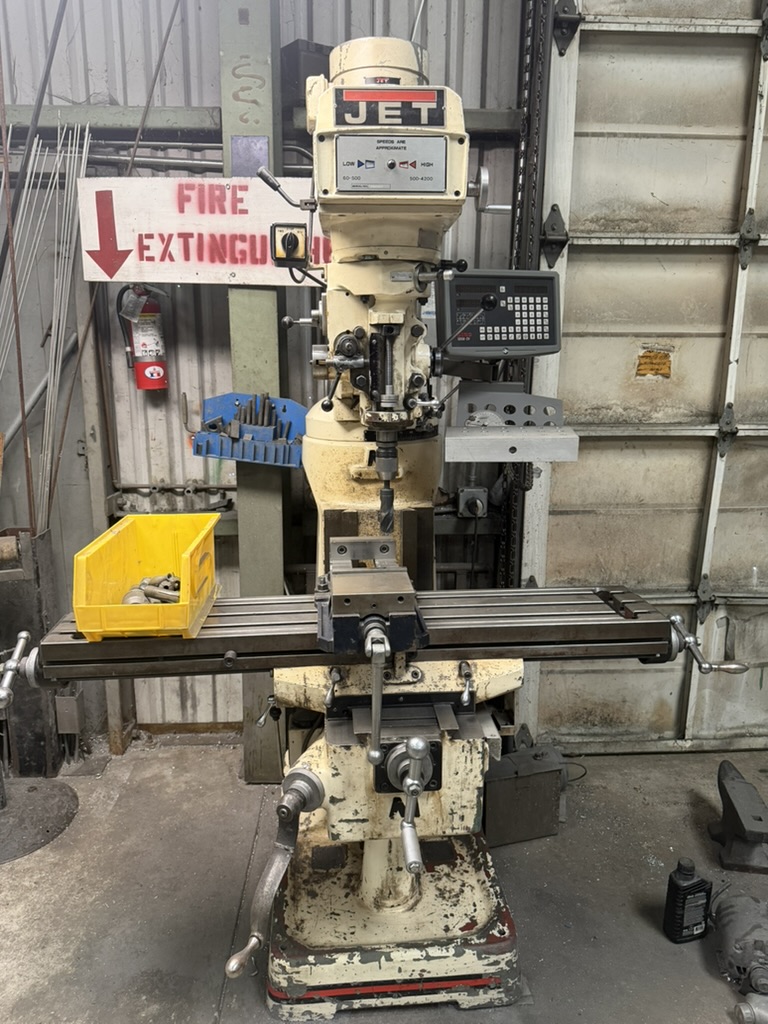 JET JTM-4VS variable-speed turret milling machine