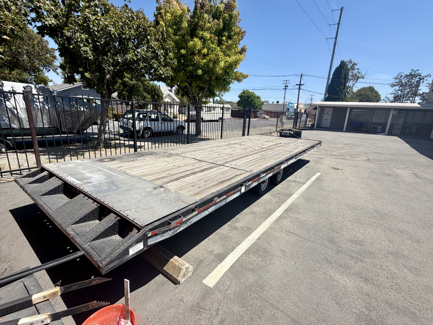 PacWest 24-foot deck-over equipment trailer